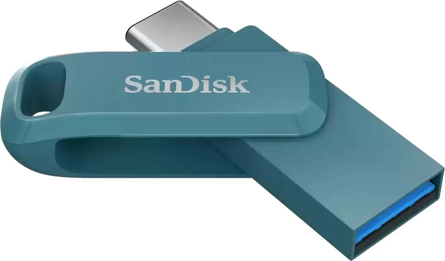 USB flash SanDisk Ultra Dual Drive Go 1TB, USB Type-C, 3.2 Gen 1, turquoise