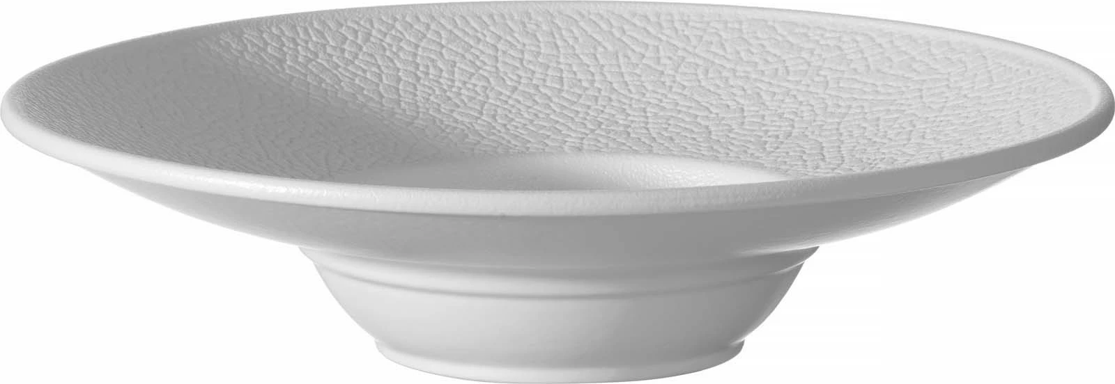 Pjatë e thellë me buzë të gjërë Fine Dine Fizz 270 mm, e bardhë, set 3 copë