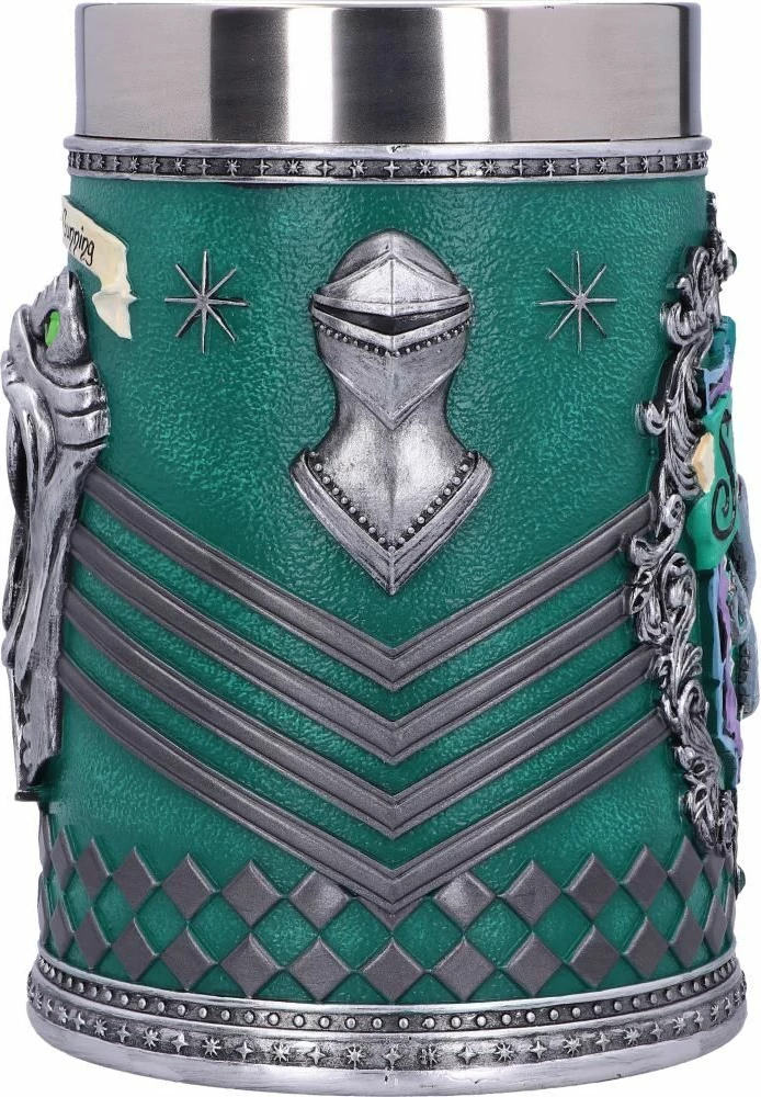 Kupë koleksionuese NEMESIS NOW Harry Potter Slytherin, resin e pikturuar me dorë, jeshile/argjend