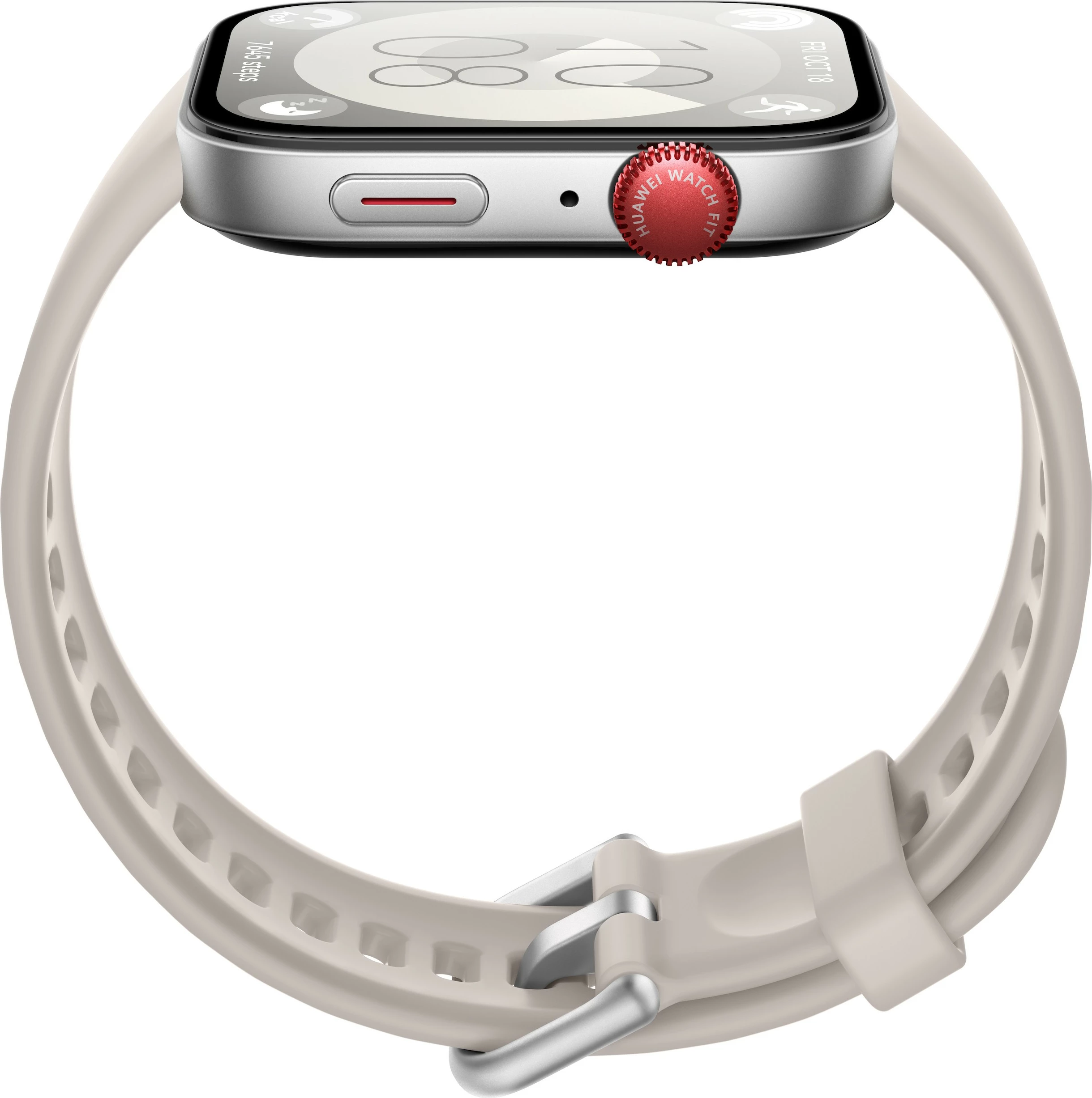 Smartwatch Huawei WATCH Fit 3, AMOLED, Wi-Fi, GPS, 26 g, e bardhë