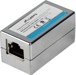 Ndarës i sinjalit Lanberg AD-RJ45-RJ45-OS5, i argjendtë