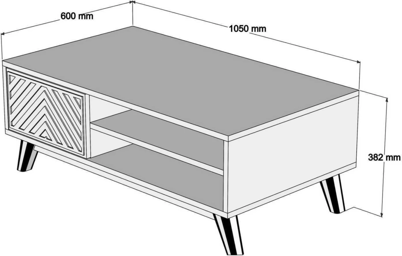 Kompozim dhome ndeje FH11853.02 2PCS melaminë në ngjyrë arre-blu