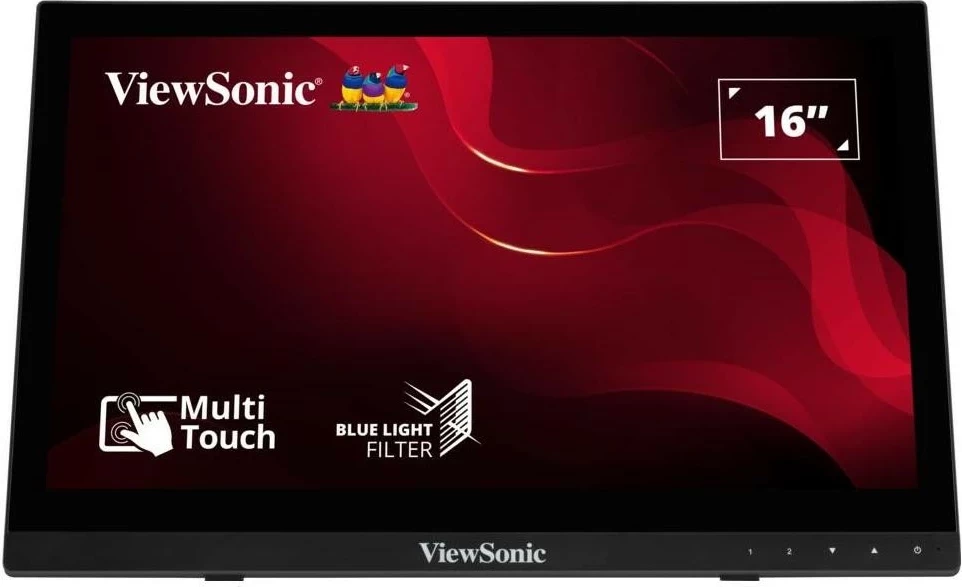 Monitor ViewSonic TD1630-3, 15.6 inç, Touchscreen, Portable, HD, i zi