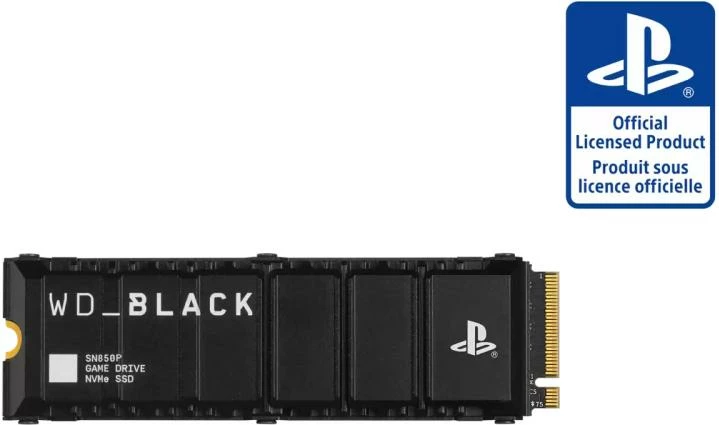 SSD M.2 NVMe Western Digital WD_BLACK SN850P WDBBYV0040BNC-WRSN 4TB me heatsink, e zezë