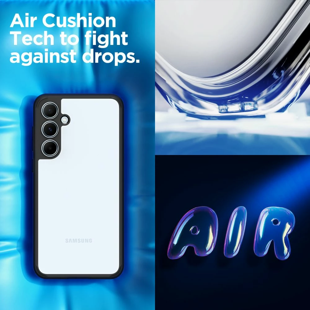 Mbështjellës Spigen Ultra Hybrid për Samsung Galaxy A55 5G, Matte Black