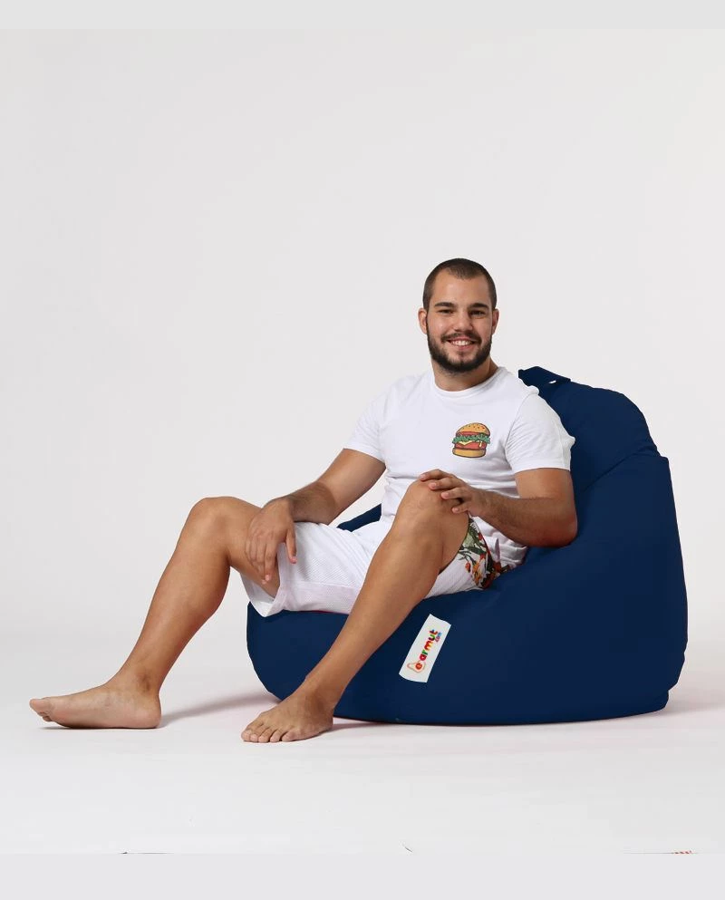 Qese për ulje XXL për kopsht, ngjyrë e kaltër e errët, Atelier del Sofa