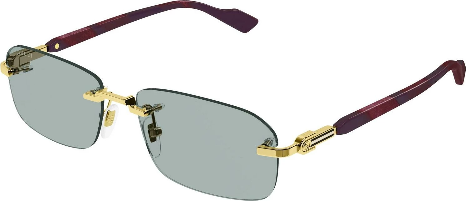 Syze dielli për meshkuj Gucci GG1221S 003, të arta [Madhësia: 56]