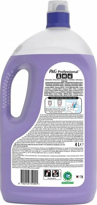 Zbutës rrobash Lenor Purple Bloom 4 L, vjollcë