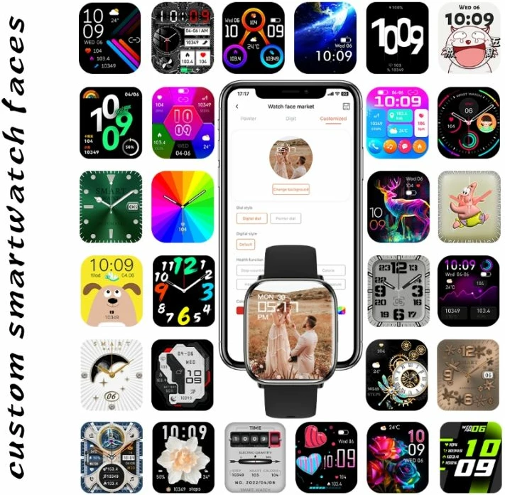 Smartwatch për femra Rubicon, e zezë