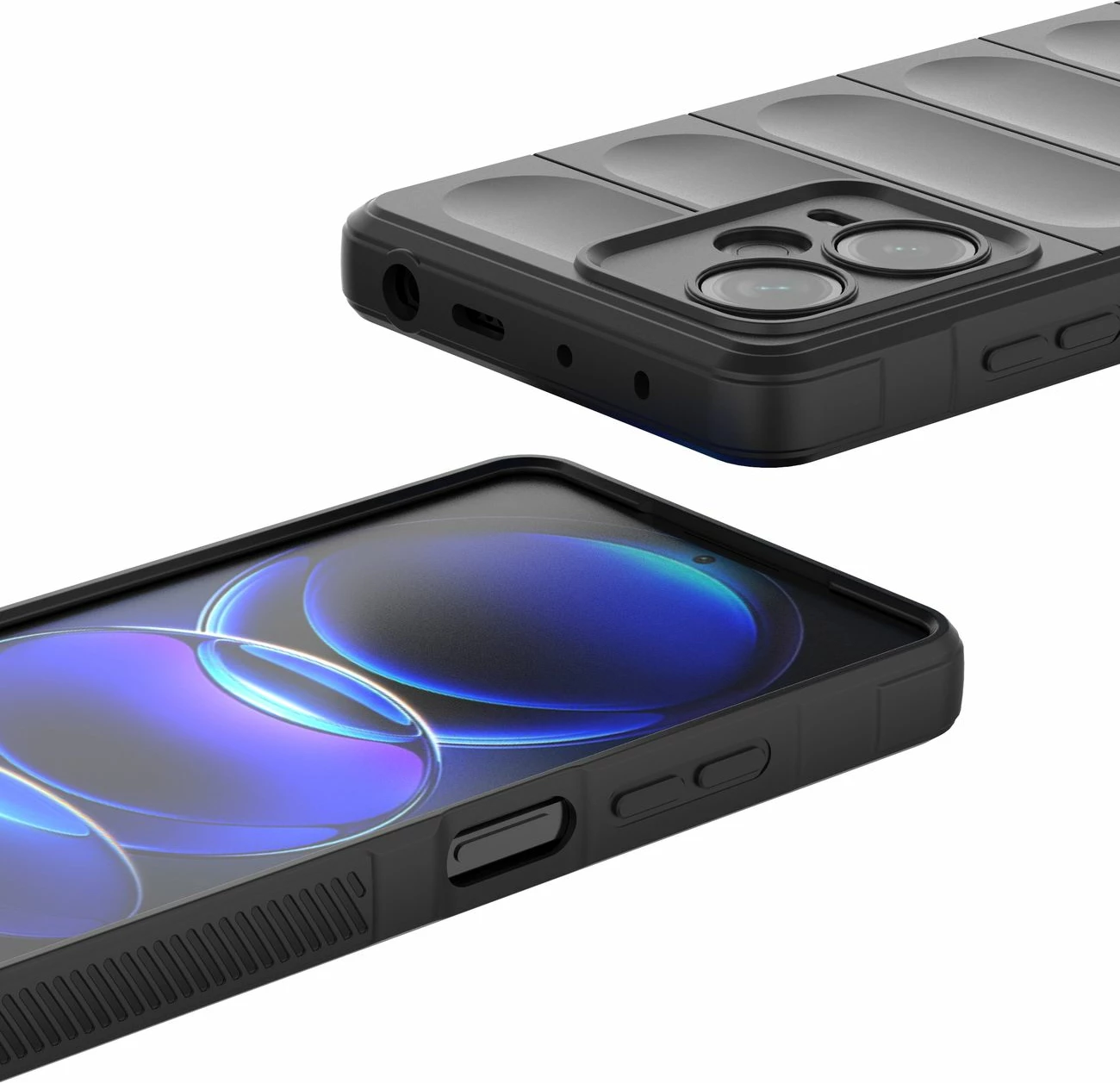 Mbështjellës Hurtel Magic Shield Case për Xiaomi Redmi Note 12 Pro+, i kuq