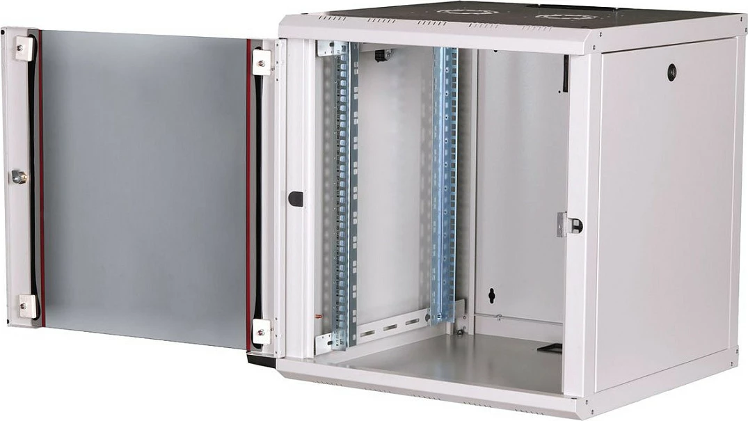 Kabinet muri 19" ROLINE Pro 12U, 600x600, derë xhami, hiri