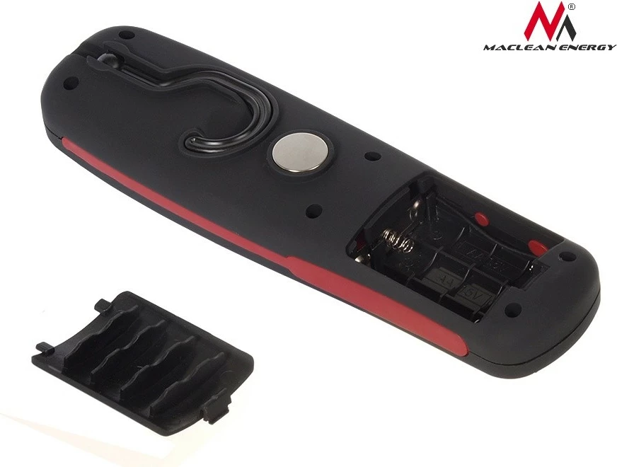 Llampë pune Maclean MCE03, 24 LED, magnet + grep, 3xAAA, 16 cm, zi/kuqe