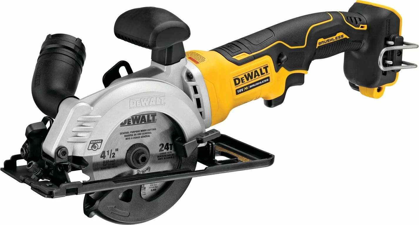 Sharrë rrethore kompakte DeWalt DCS571N, 18V XR, disk 115 mm (pa bateri/karikues)
