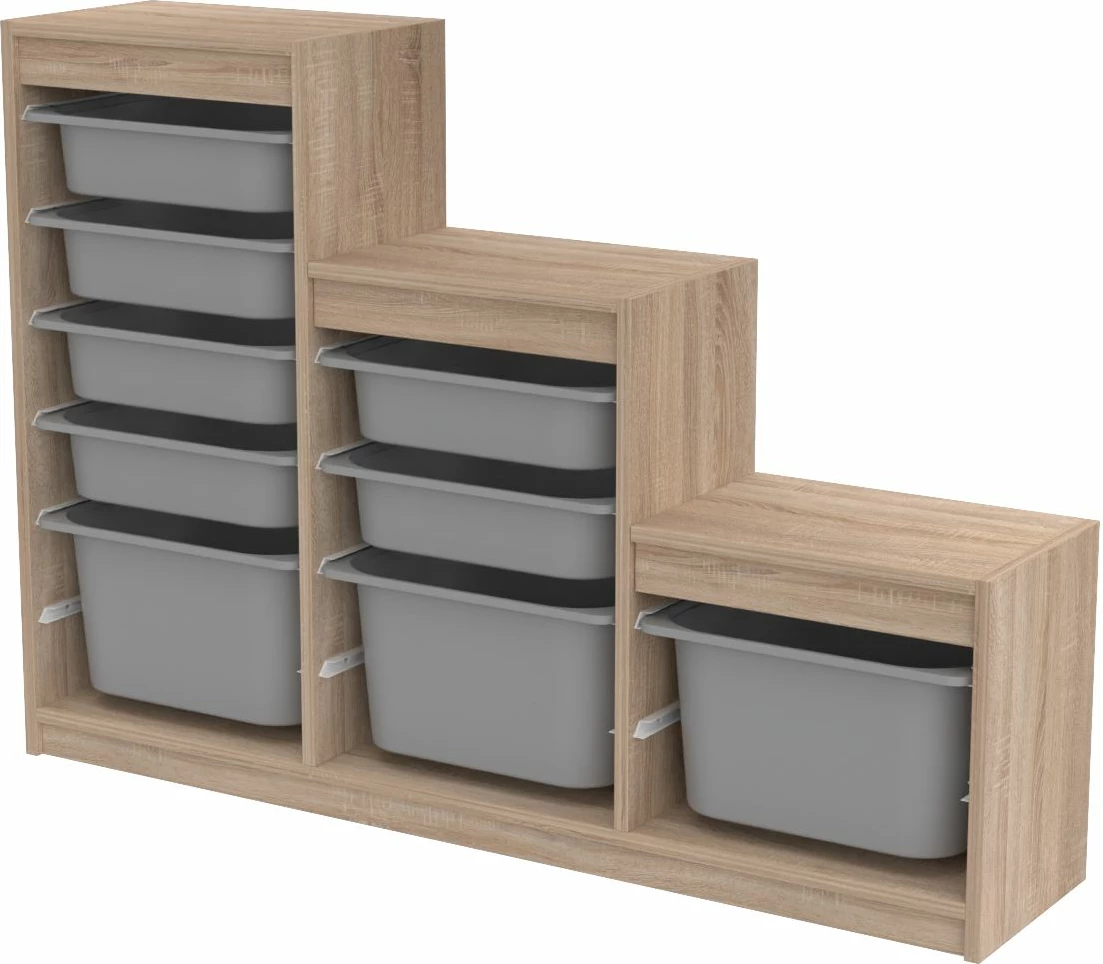 Dollap multifunksional Hanah Home, Sonomo-Gri