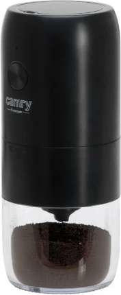 Mulli kafeje pa tela, Camry CR 4302, 25 W, kapacitet 25 g, rikarikues USB-C, gurë qeramike, i zi