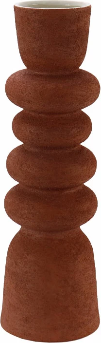 Vazo spirale qeramike, ngjyrë EKAI, 15x15x50cm