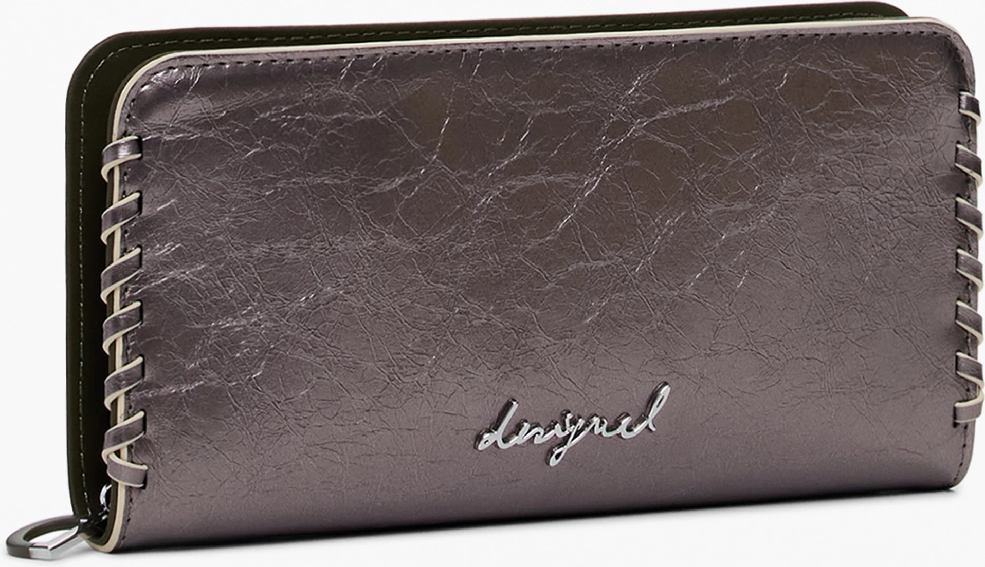 Portofol DESIGUAL FIONA Tiny Zip Capsule femra, bronz