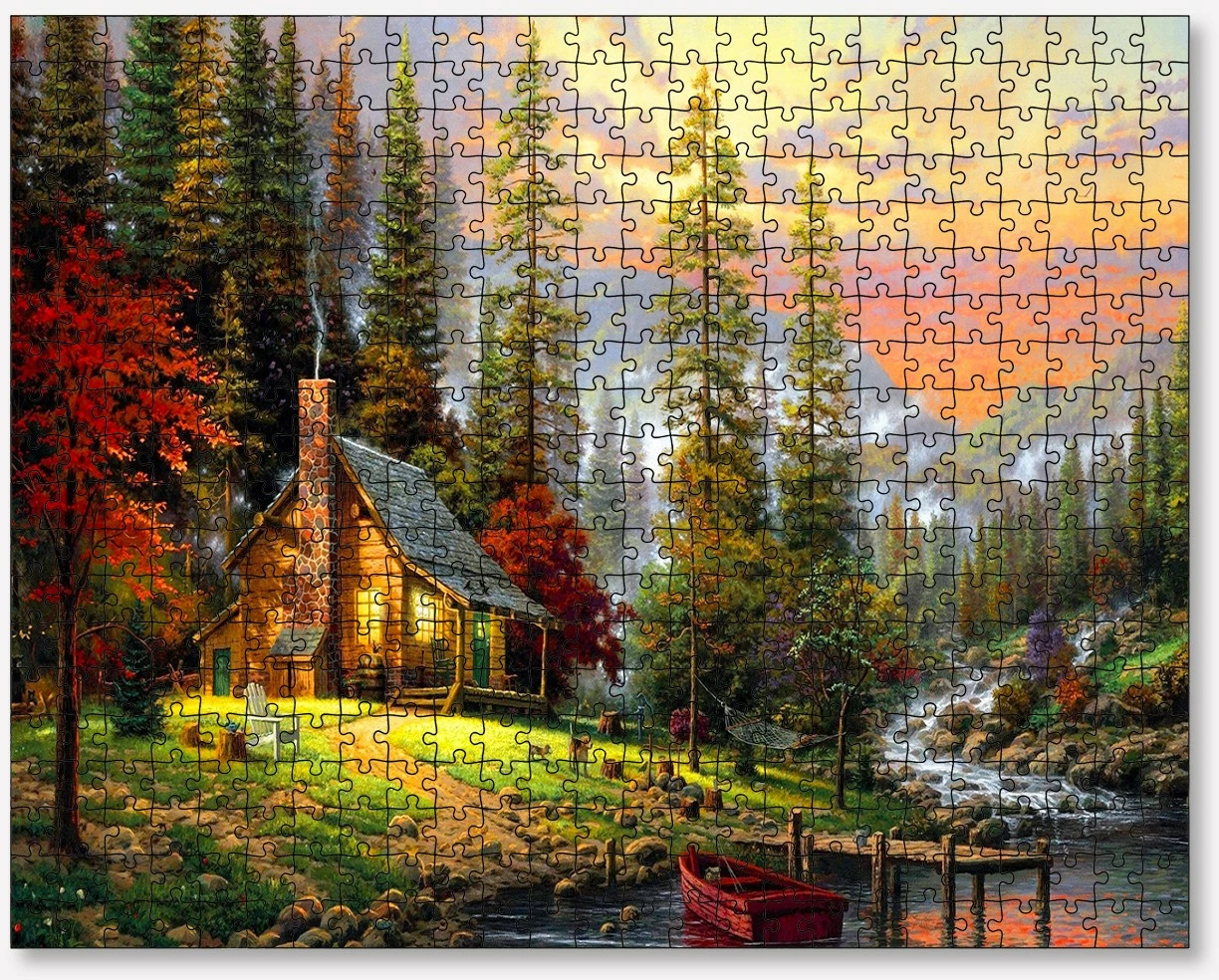 Puzzle 1000 copë, Evila Originals, shumëngjyrësh, PZL_0183_1000