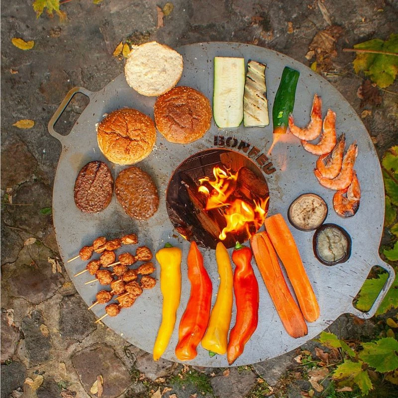 Pllakë plancha për grill Bonfeu, e zezë