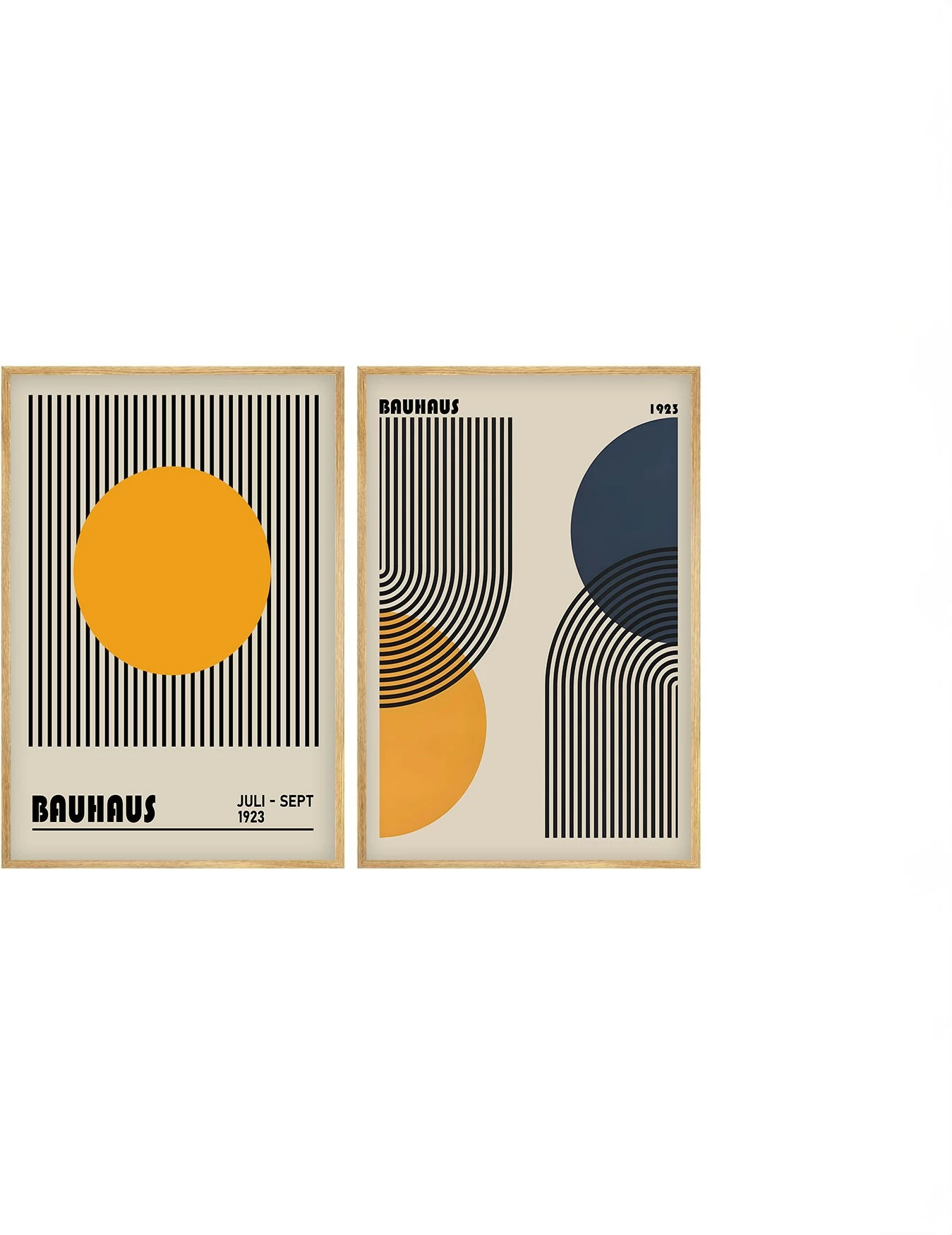 Pikturë dekorative me kornizë MDF (2 copë), Wallity, Huhu244, 30x40cm