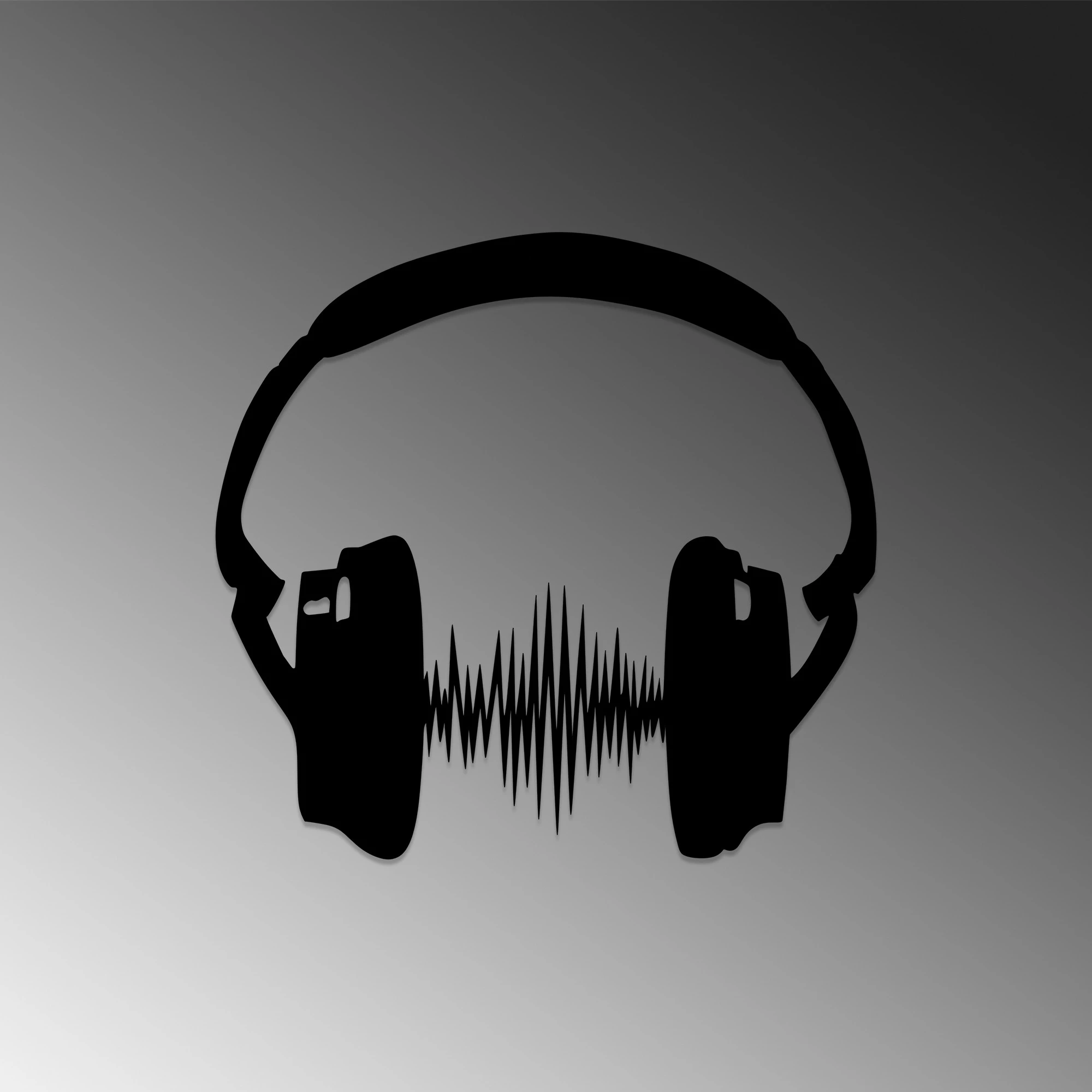 Aksesor dekorativ metalik për mur, Wallity, Just Music