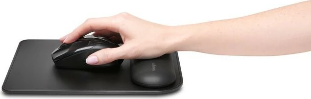 Mauspad Kensington ErgoSoft me mbështetje për dorë, K52888EU, e zezë