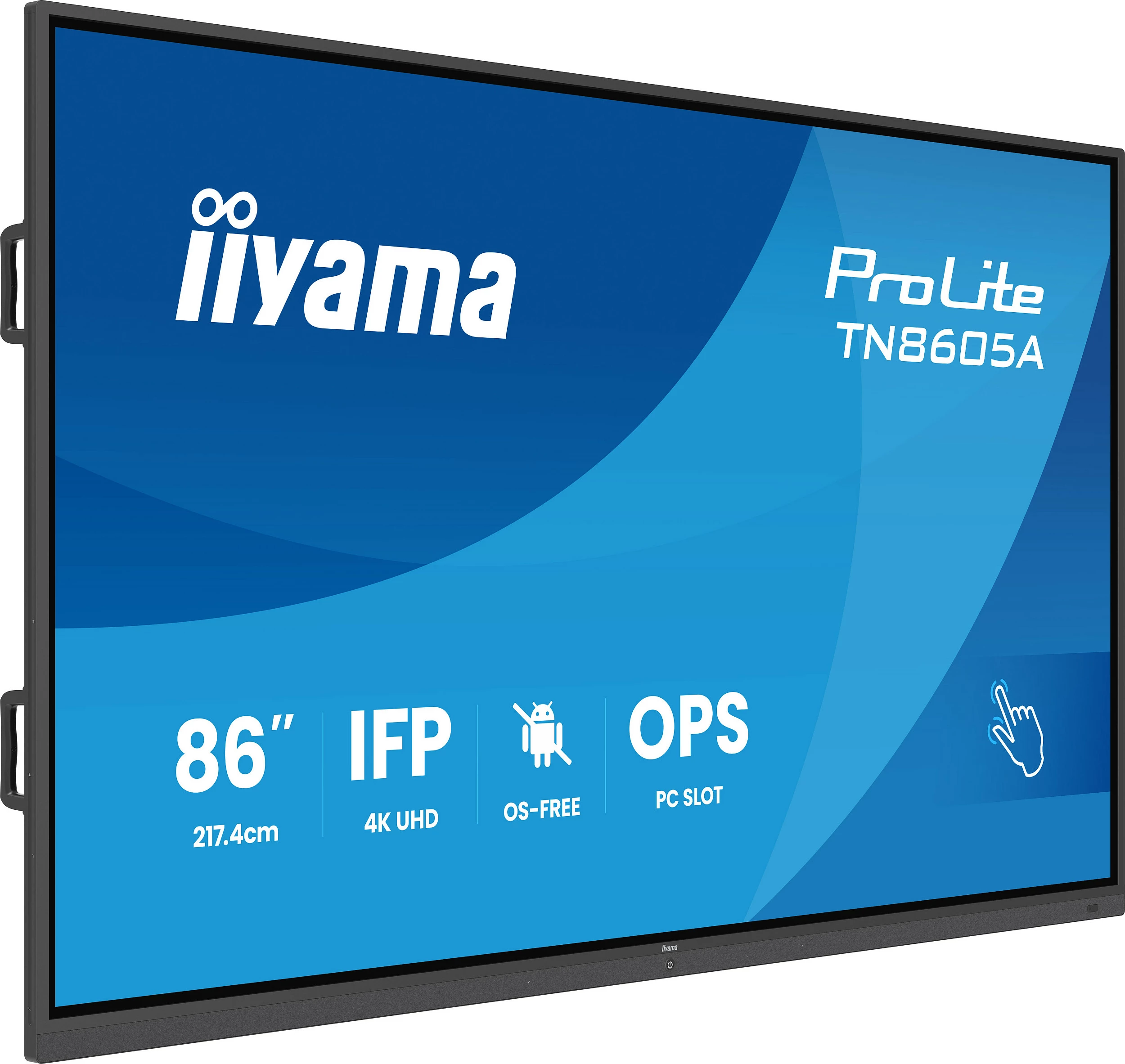 Ekran interaktiv iiyama ProLite TN8605A-B1AG, 86", 4K UHD, Touch, Anti-glare