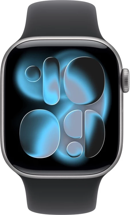 Apple Watch S11 42mm GPS Space Grey M/L Black Sport Band