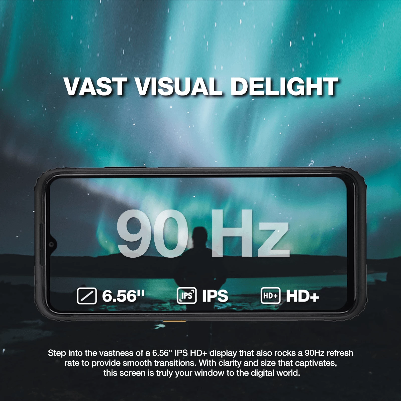 Celular AGM H6 4G 8+8GB/256GB Dual SIM Android 13 50MP, i zi