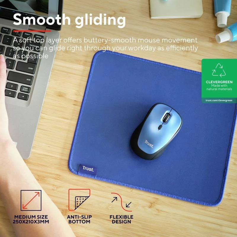 Mouse pad Trust për e-sport, blu