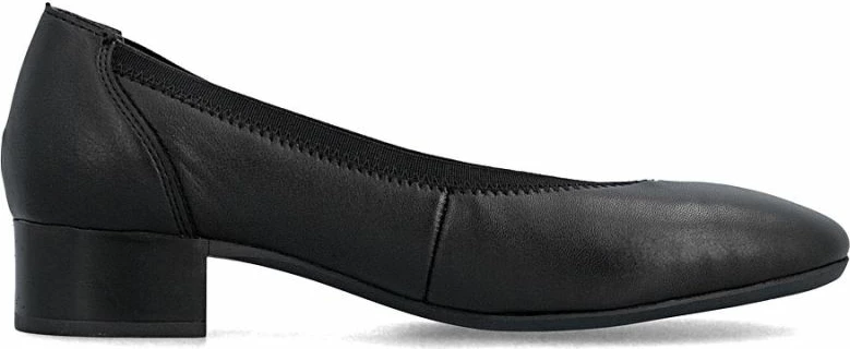 Këpucë lëkure për femra Rieker, të zeza