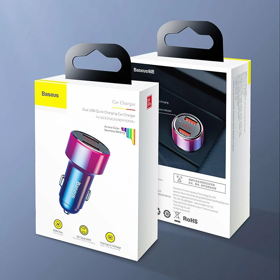 Karikues veture Baseus Magic Series PPS CCMLC20C-01, 45W, USB-C/USB-A, me ekran, zi