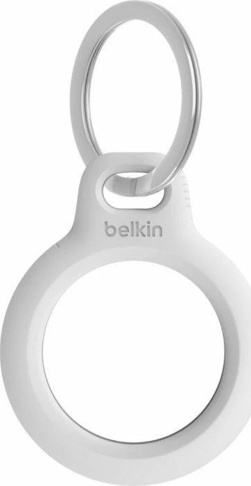 Mbështjellës Belkin Secure Holder për AirTag me çelësore, i bardhë
