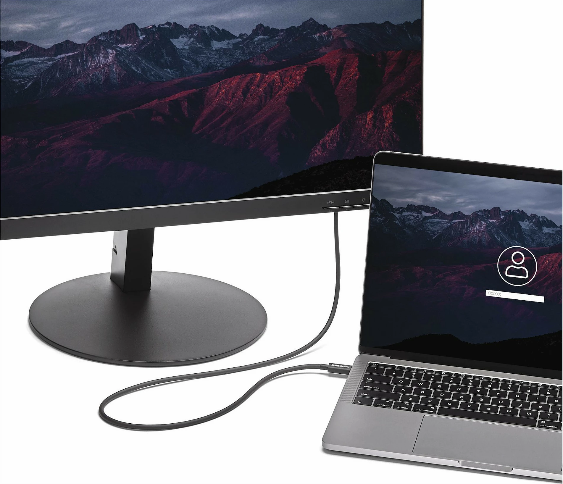 Kabllo Thunderbolt 3 StarTech TBLT3MM2M, USB-C, 2m, 20Gbps, 4K 60Hz, e zezë