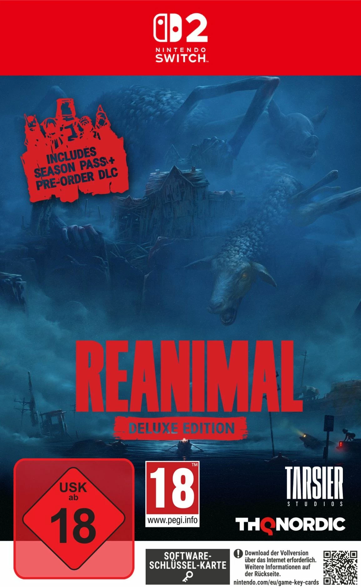 Lojë Nintendo Switch 2 THQ Nordic REANIMAL Deluxe Edition, PEGI 18, me Season Pass + Pre-order DLC