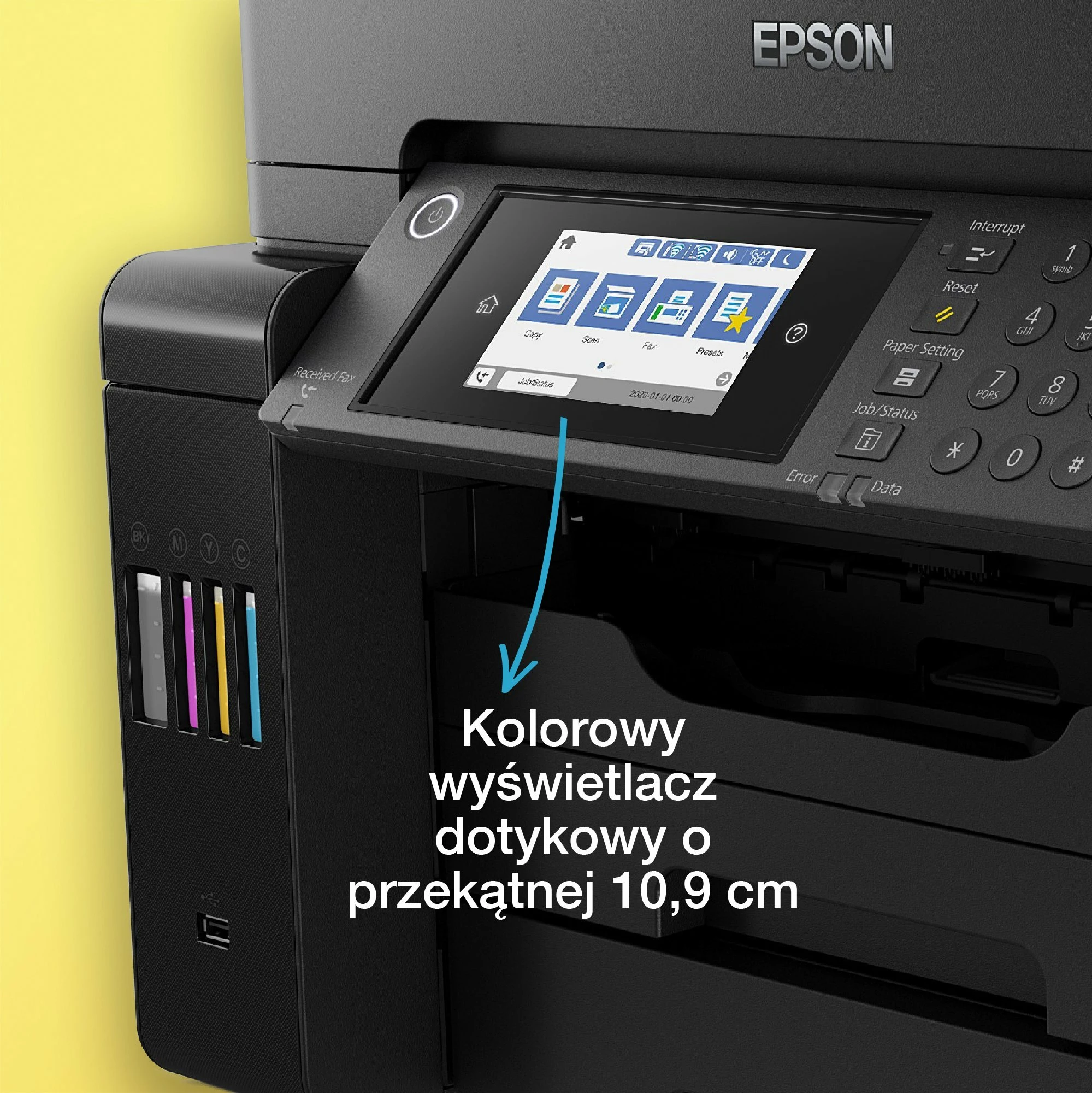 Printer multifunksional Epson EcoTank L15160 (C11CH71402) A3+ Wi-Fi Duplex ADF, i zi