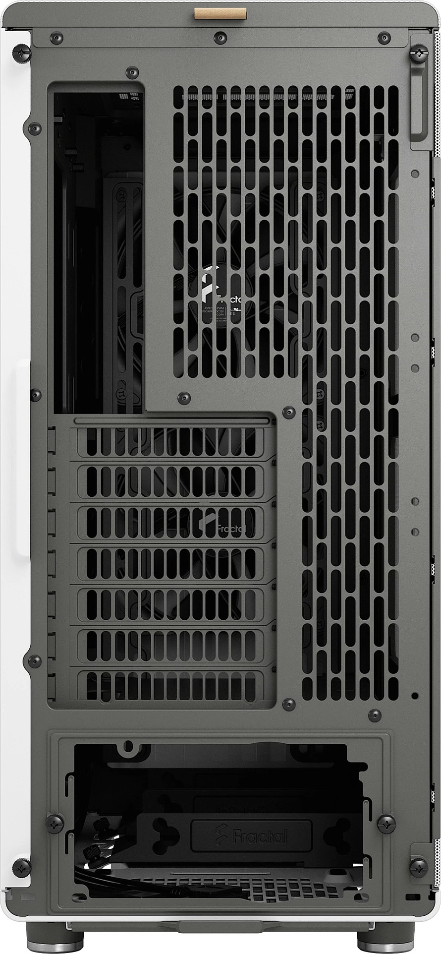 Kasë Fractal Design North, PC, ATX, micro ATX, Mini-ITX, e bardhë