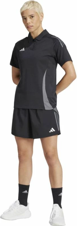 Maicë polo për femra adidas, e zezë