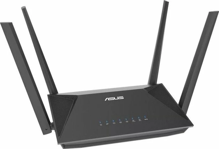 Ruter Asus RT-AX52 (90IG08T0-MO3H00) Wi‑Fi 6 AX1800 Dual-Band, 4 antena, WPA3, AiMesh, i zi