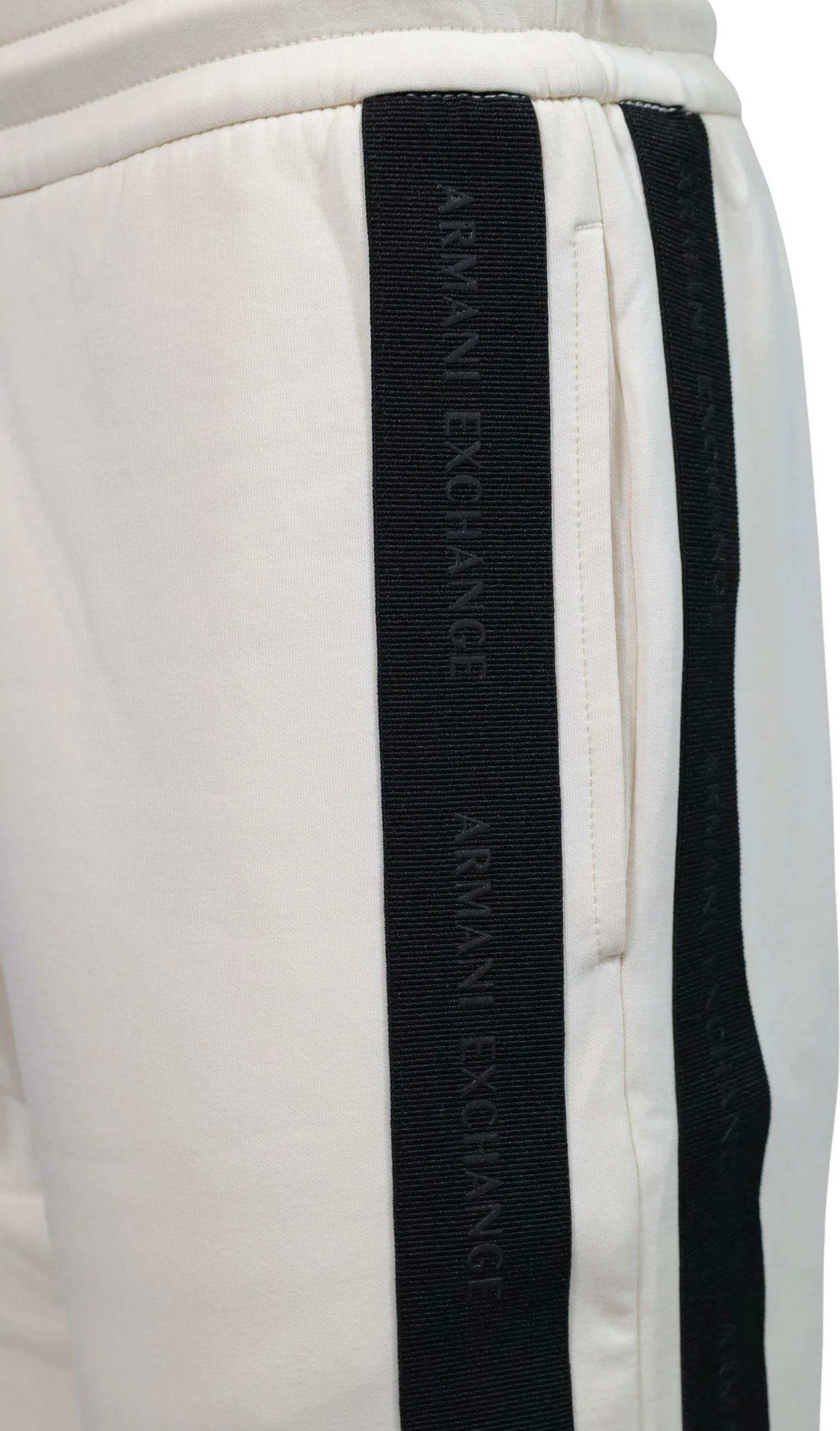Pantallona sportive për meshkuj Armani Exchange XM003145 AF13047, të bardha [Madhësia: L]