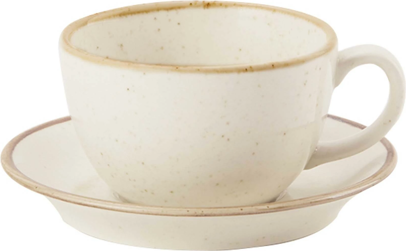 Nënfilxhan porcelani Porland Seasons Sand Ø160 mm, bezhë krem, set 6 copë