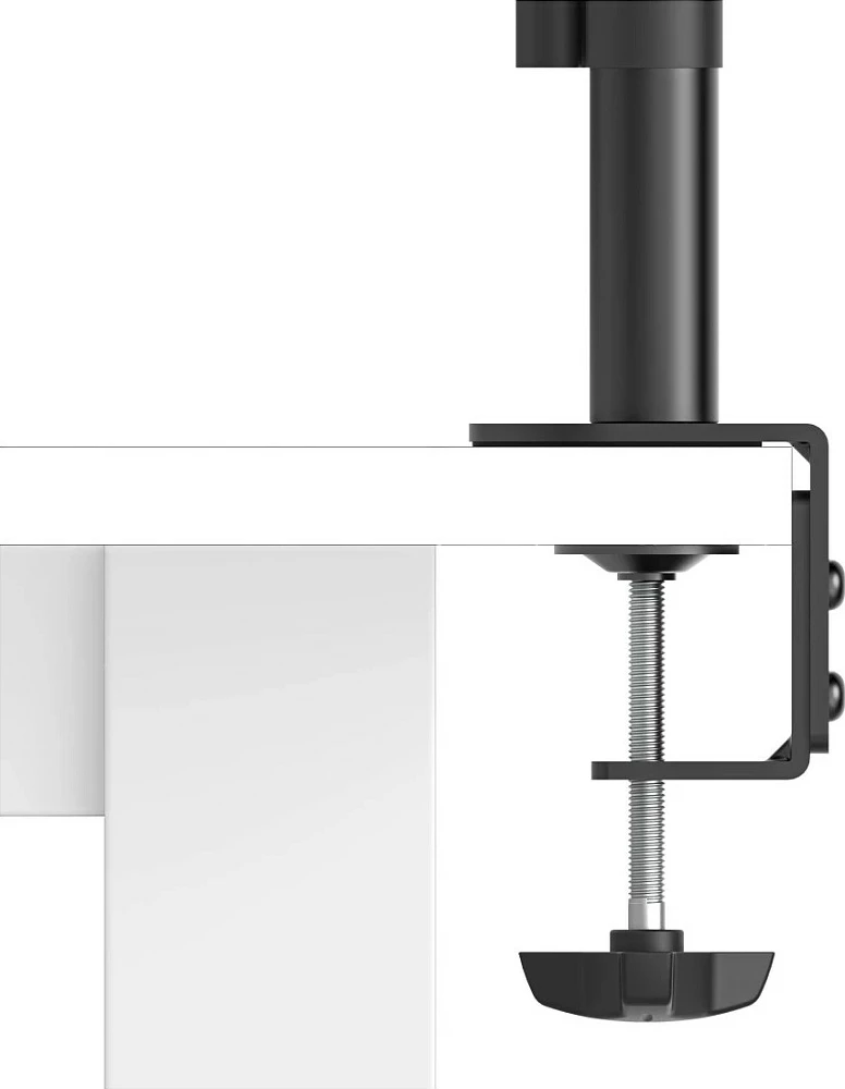 Mbajtëse monitori Hama për 3 monitorë, 13-27", VESA 75x75/100x100, clamp, e zezë