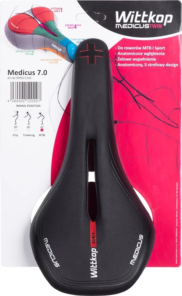 Sedilje biciklete Wittkop Medicus Twin 7.0, ngjyrë jeshile