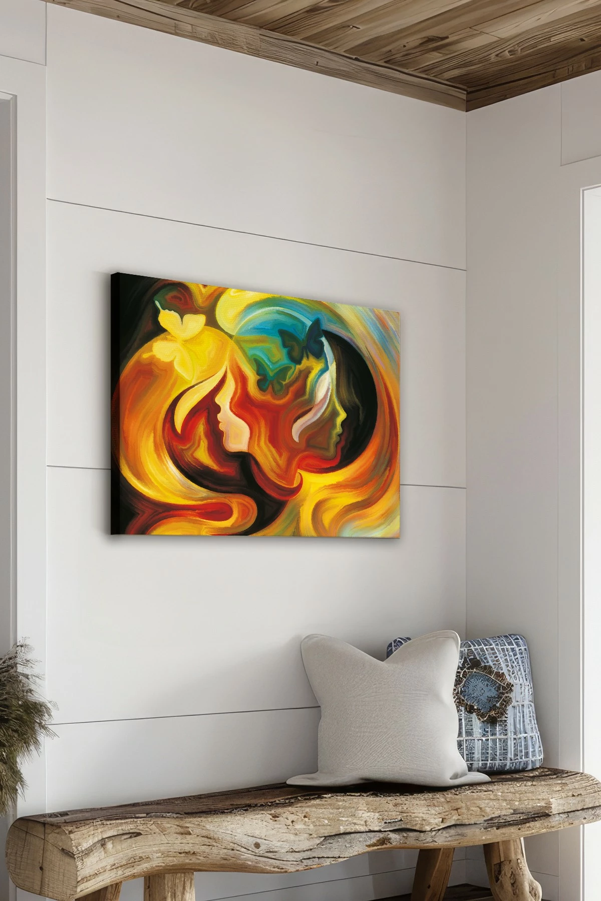 Pikturë dekorative në kanavacë Wallity, Ersyfdc96, shumëngjyrëshe, 50x70cm