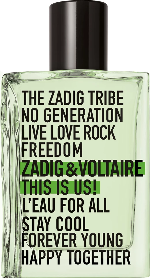 Eau de Toilette unisex Zadig&Voltaire This is Us! L'Eau for All 50ml
