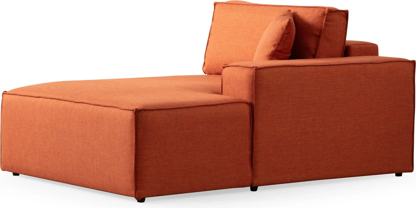 Kënd-sofë krevati Atelier del Sofa, kënd i djathtë, portokalli