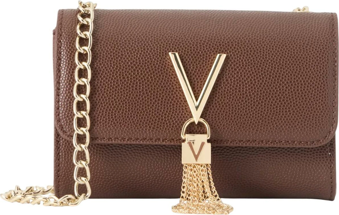 Çantë clutch për femra Valentino DIVINA VBS1R403G, kafe