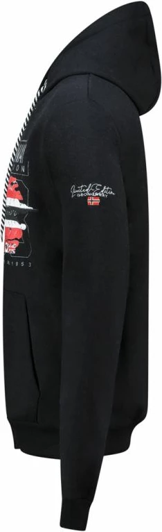 Duks me kapuç për meshkuj Geographical Norway, i zi