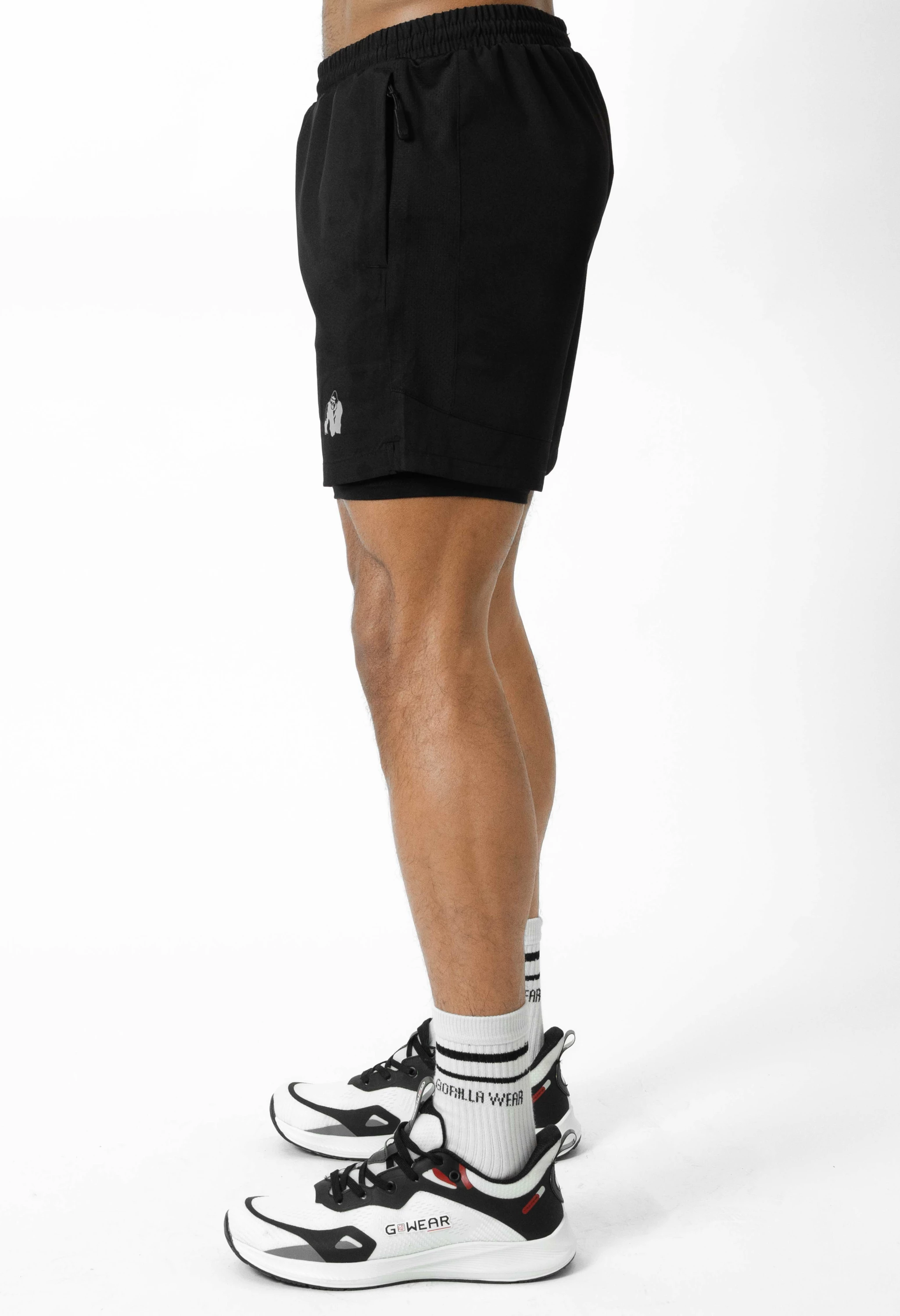 Lowell 2-In-1 Shorts - Black [Madhësia: L]