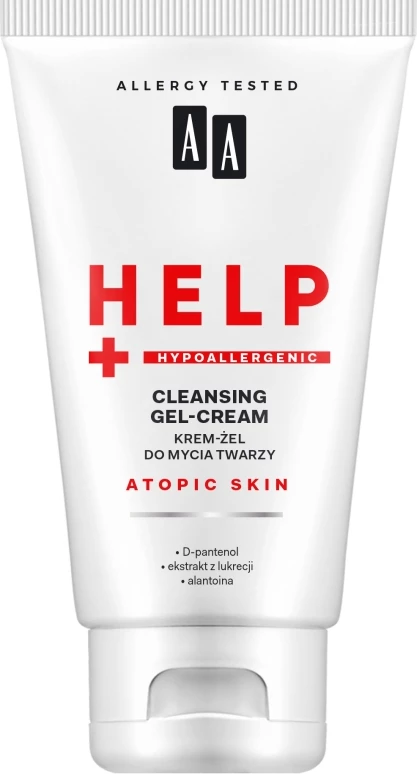 Xhel krem për pastrim fytyre AA Help Cera Atopowa pa aromë 150ml